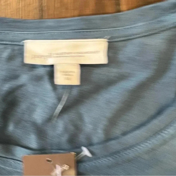 🆕 J. JILL blue front slit tunic SZ XS - Picture 3 of 5